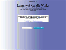 Tablet Screenshot of longwyckcandleworks.com